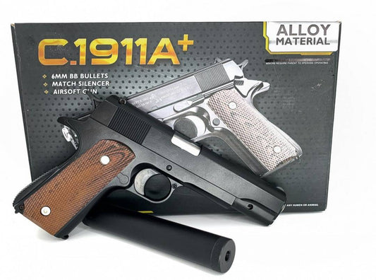 Airsoft pištolj C1911 C.1911A+ Full Metal pištolj na kuglice