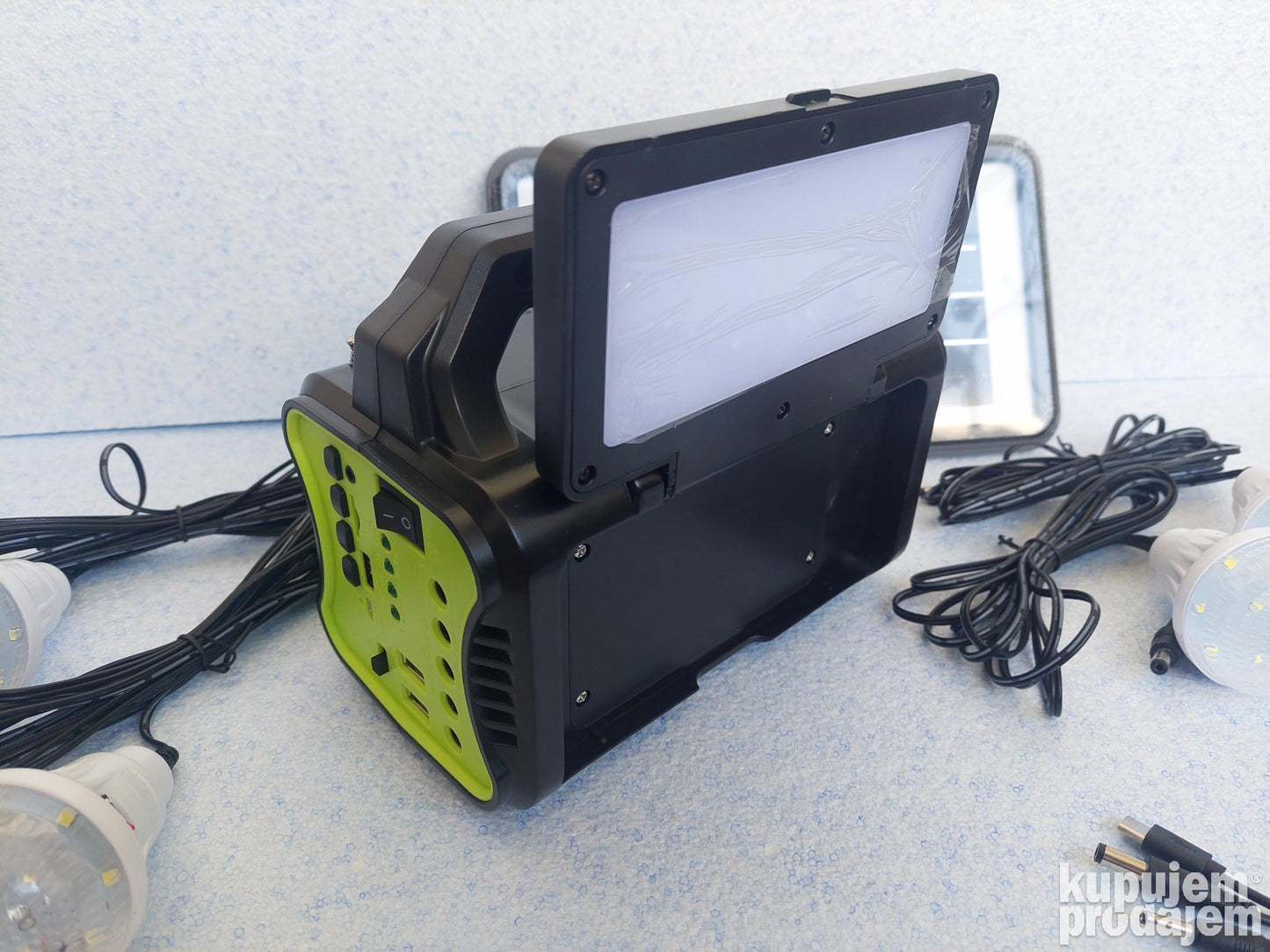 Solarni sistem panel baterija lampa zvucnik  Bluetooth - Solarni sistem panel baterija lampa zvucnik  Bluetooth