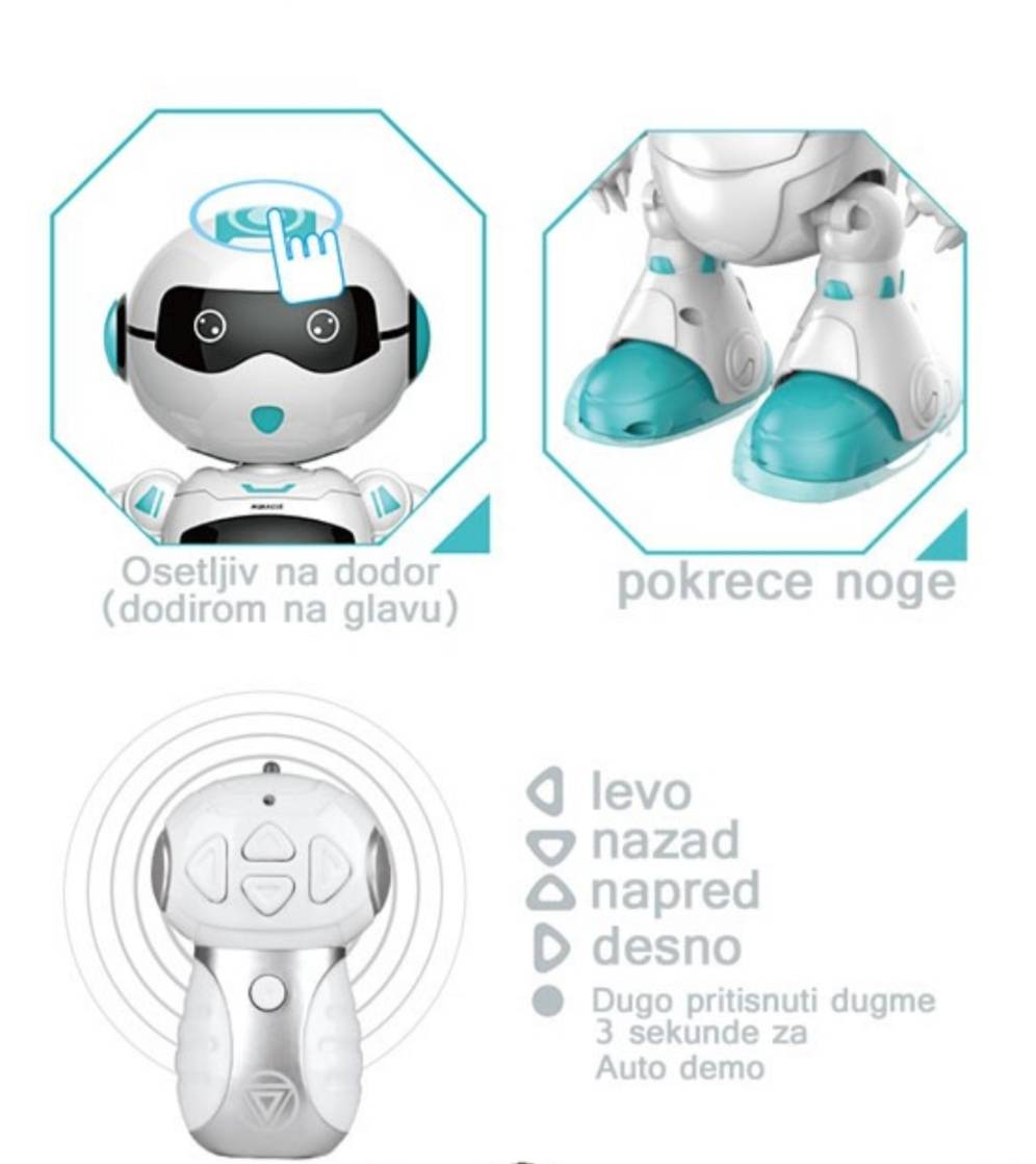 Lezo pametni robot na daljinski - Lezo pametni robot na daljinski