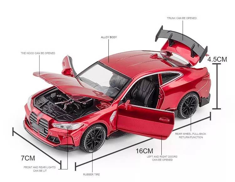 Bmw M4 Coupe 1/32 Diecast - Bmw M4 Coupe 1/32 Diecast