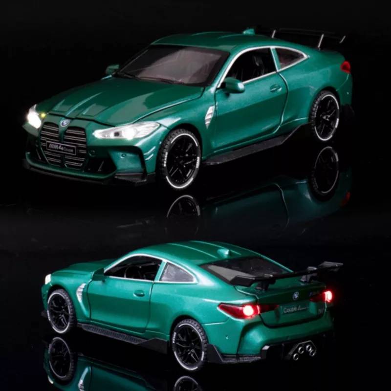 Bmw M4 Coupe Zelena 1/32 Diecast - Bmw M4 Coupe Zelena 1/32 Diecast