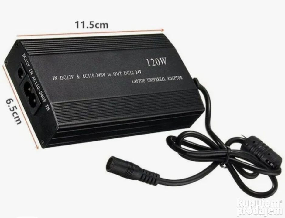 Univerzalni punjač za laptop 120W 2in1/Auto punjač