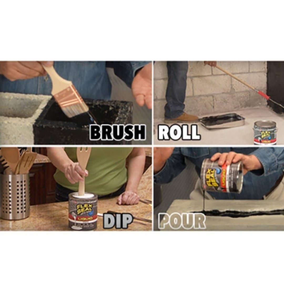 Flex seal tecna guma za hidroizolaciju crna i bela - Flex seal tecna guma za hidroizolaciju crna i bela