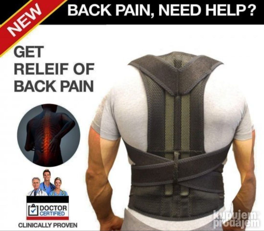 Pojas za ledja i ramena Back Pain  - Pojas za ledja i ramena Back Pain 