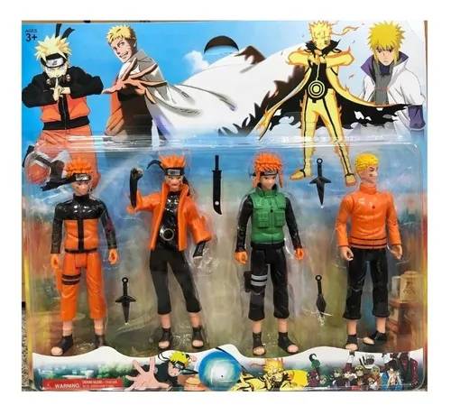 Naruto set od 4 Naruta Sa Oružjem - Naruto set od 4 Naruta Sa Oružjem