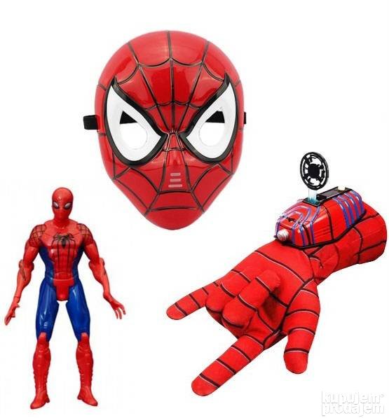 3u1 set Spidermen maska,rukavica,figurica - 3u1 set Spidermen maska,rukavica,figurica