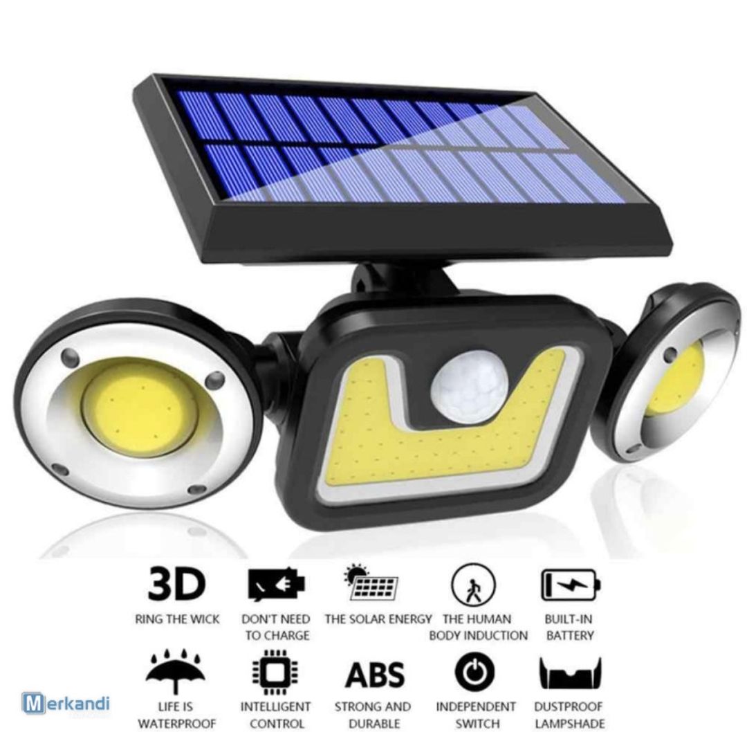 Solarno Svetlo Zidni REFLEKTOR 100 LED Dioda - Solarno Svetlo Zidni REFLEKTOR 100 LED Dioda