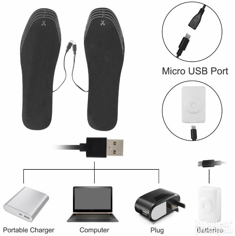 Ulosci grejaci obuce i stopala + powerbank grejac za noge - Ulosci grejaci obuce i stopala + powerbank grejac za noge