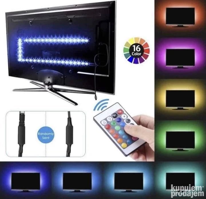 USB RGB LED traka za TV 5m - USB RGB LED traka za TV 5m