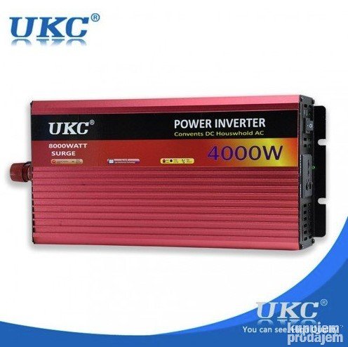 Inverter pretvarac struje / napona sa 12v na 220 v 4000W - Inverter pretvarac struje / napona sa 12v na 220 v 4000W