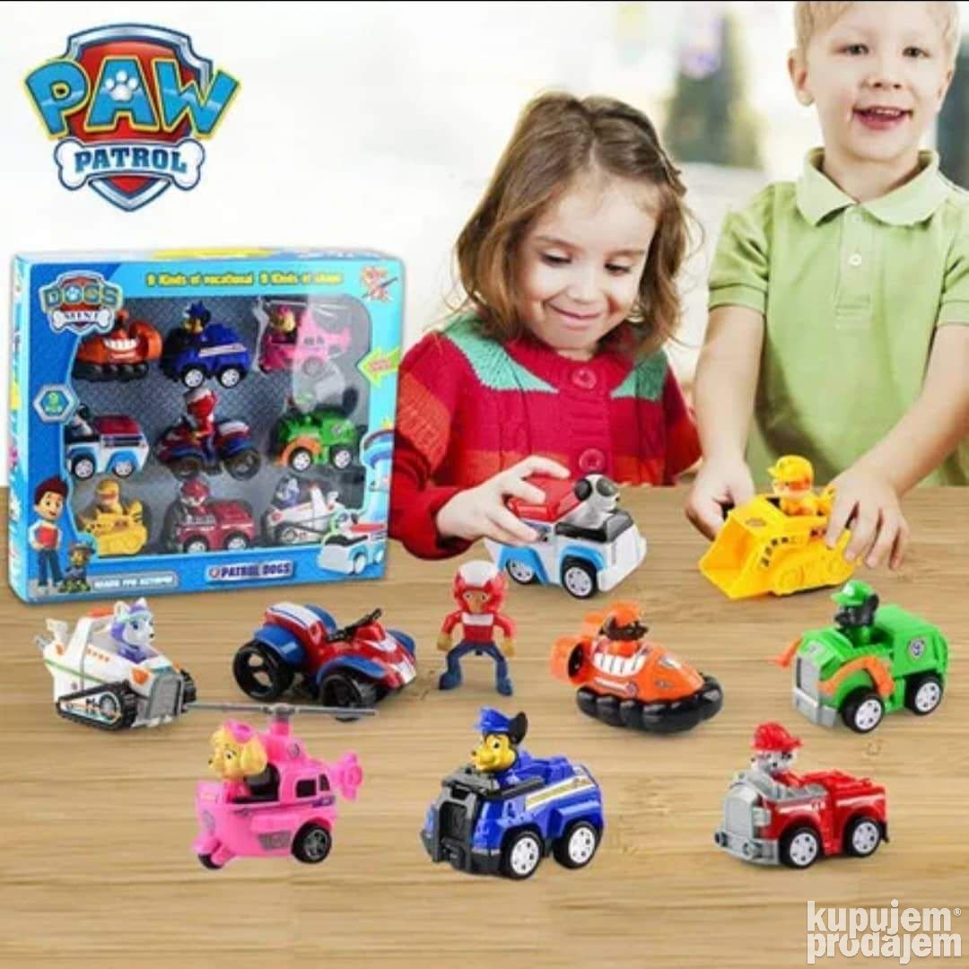 Patrolne šape Paw patrol set autića - Patrolne šape Paw patrol set autića