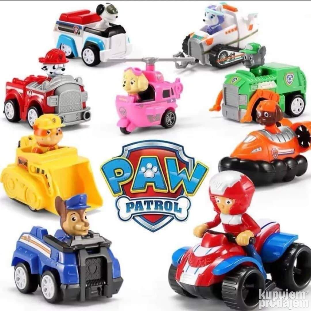 Patrolne šape Paw patrol set autića - Patrolne šape Paw patrol set autića