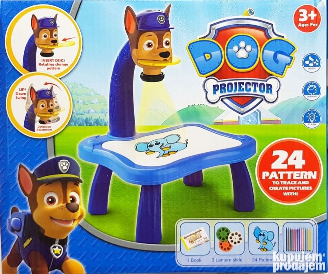 Paw patrol projektor za crtanje