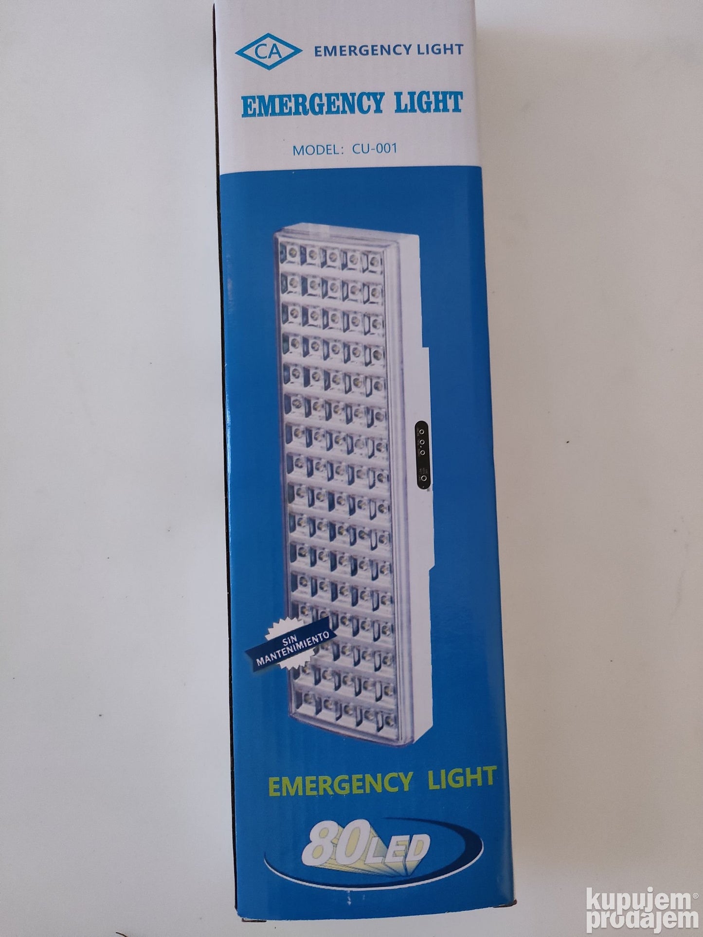 Led Panik Lampa do 4h 8W 80dioda