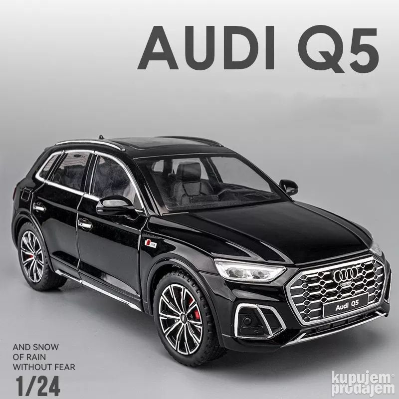 Audi Q5 Diecast 1/24 Crna - Audi Q5 Diecast 1/24 Crna