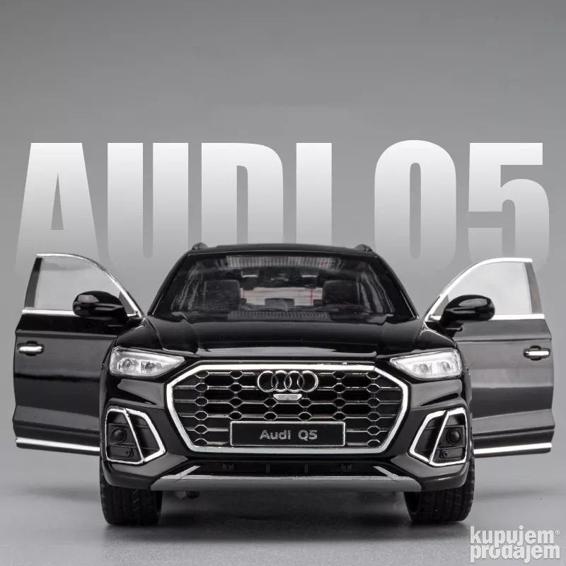 Audi Q5 Diecast 1/24 Crna - Audi Q5 Diecast 1/24 Crna