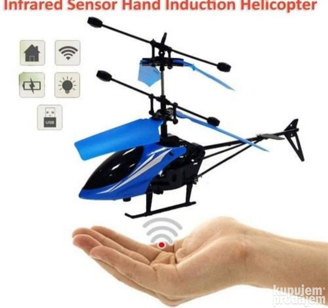 Helikopter na senzor - dodir dlana