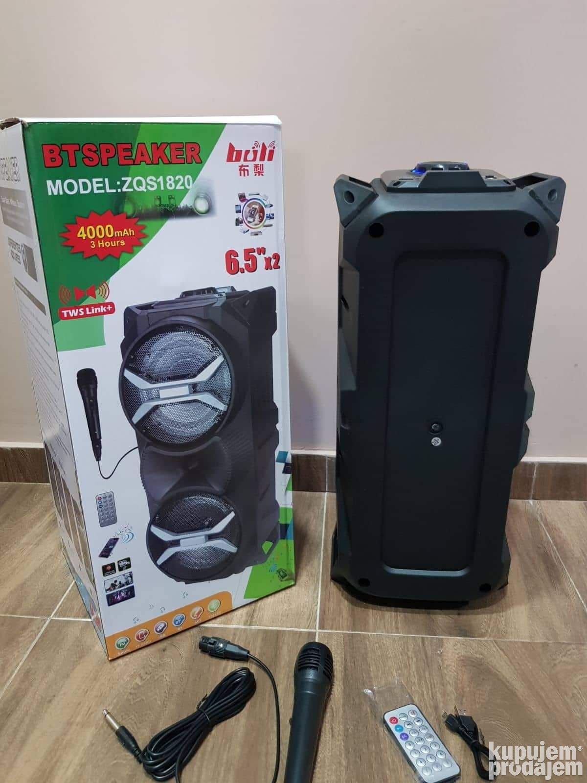 Bluetooth Karaoke Zvučnik ZQS 1820 +Mikrofon - Bluetooth Karaoke Zvučnik ZQS 1820 +Mikrofon