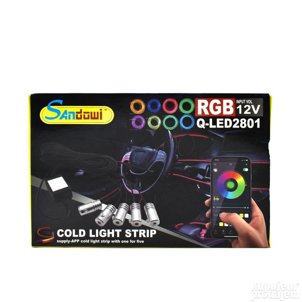 Osvetljenje za auto led rgb