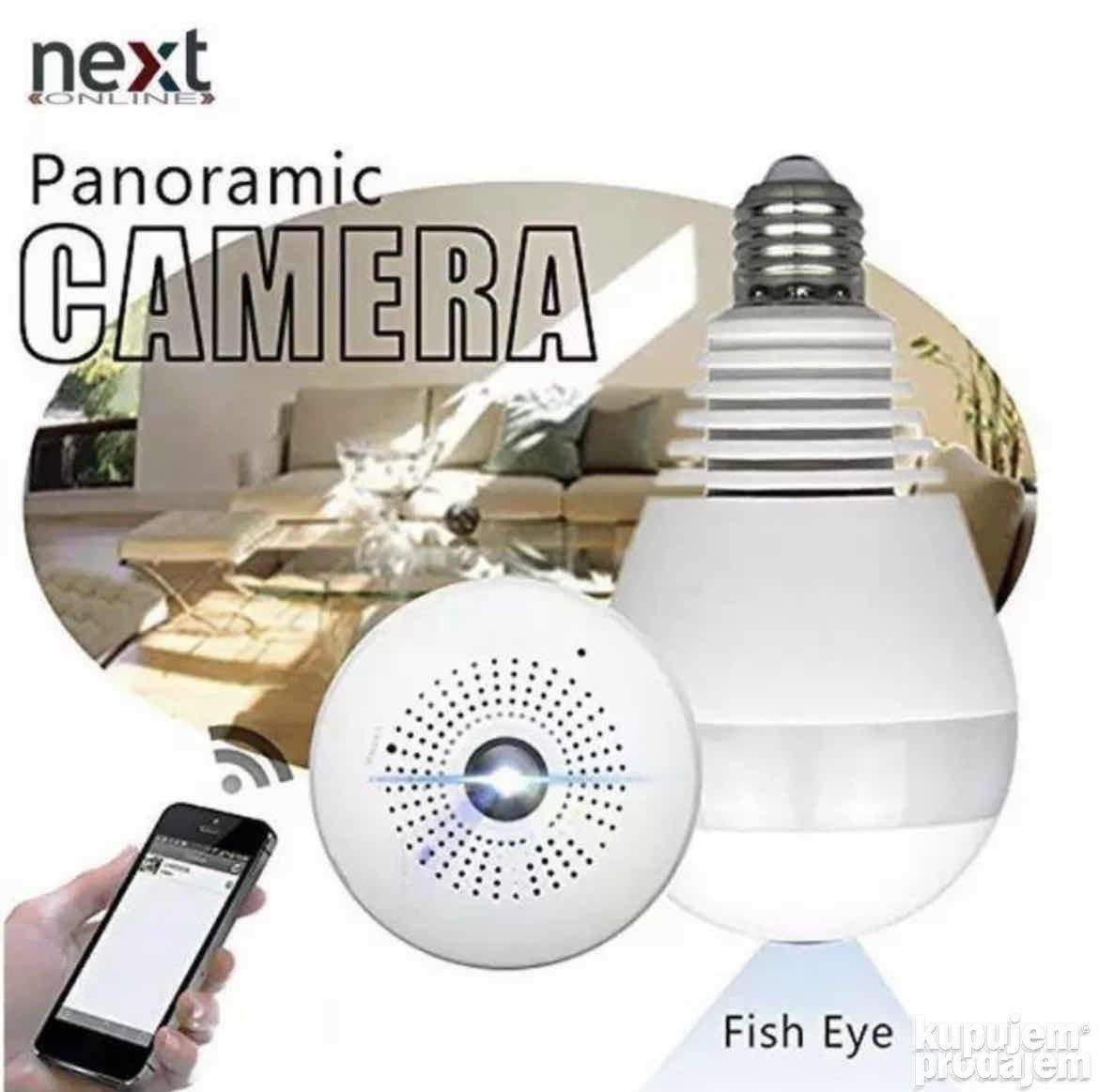 Kamera Sijalica Full HD kamera 360 - Kamera Sijalica Full HD kamera 360