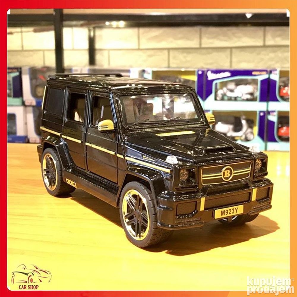 G65 Metalna Maketa 1/24 Black - G65 Metalna Maketa 1/24 Black