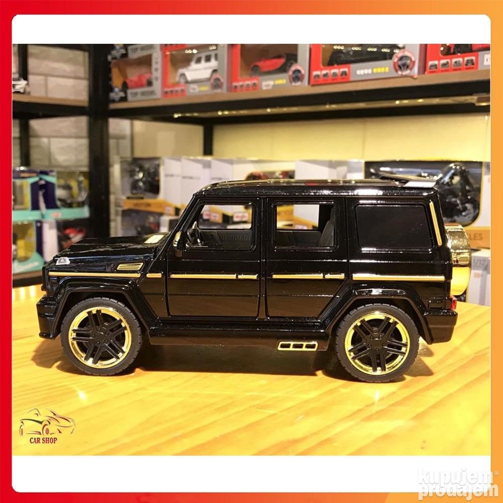 G65 Metalna Maketa 1/24 Black - G65 Metalna Maketa 1/24 Black