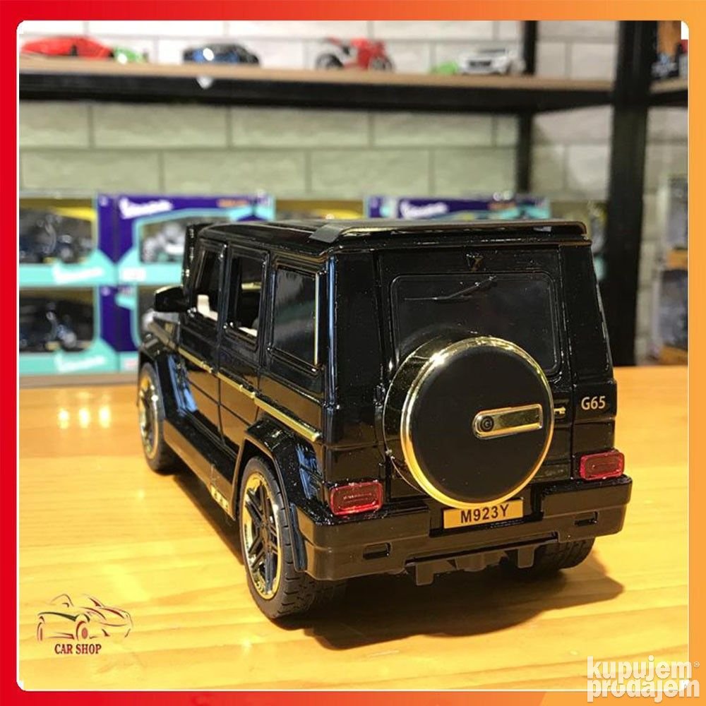 G65 Metalna Maketa 1/24 Black