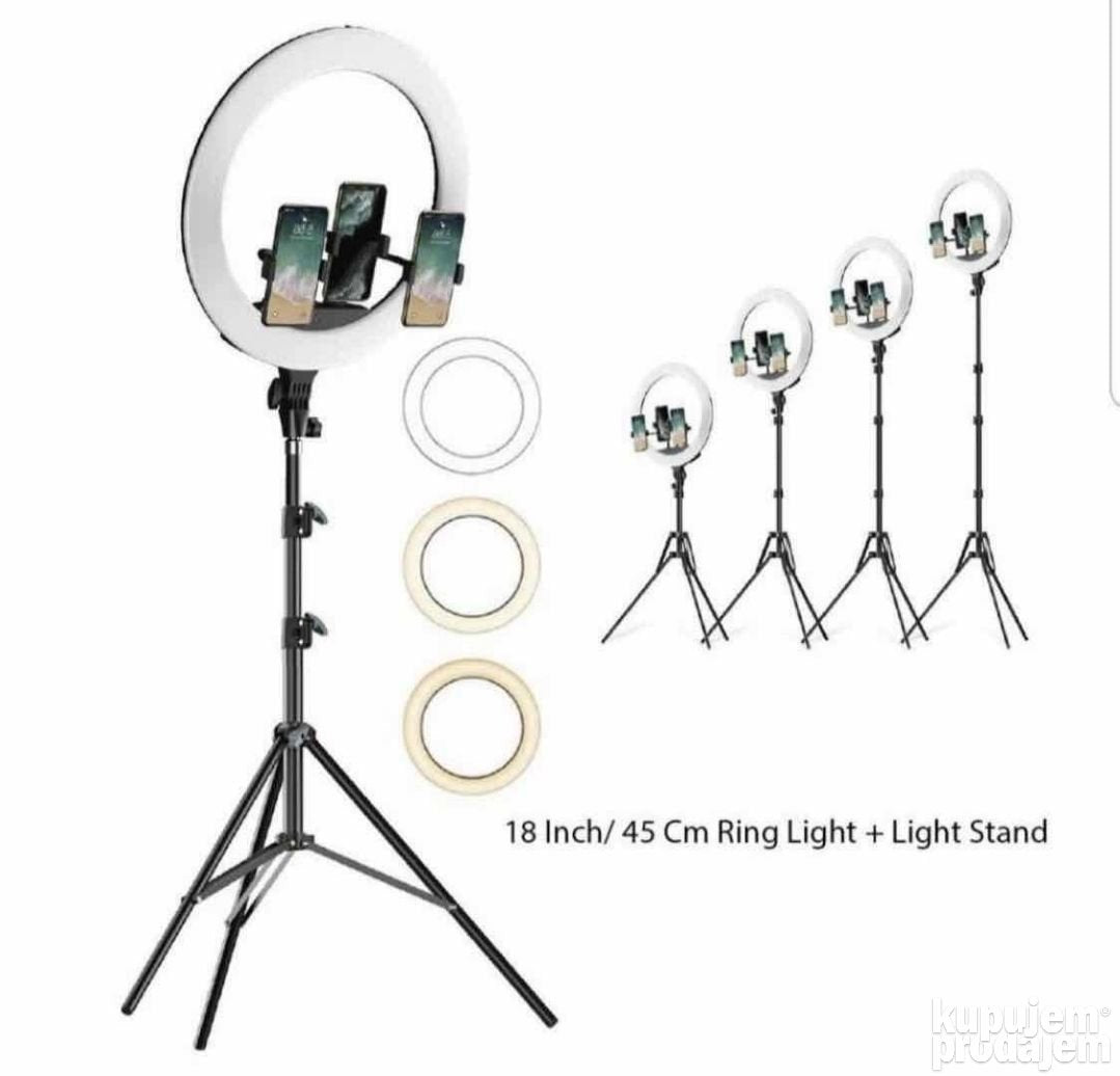 RING light 18" (45cm) sa stativom