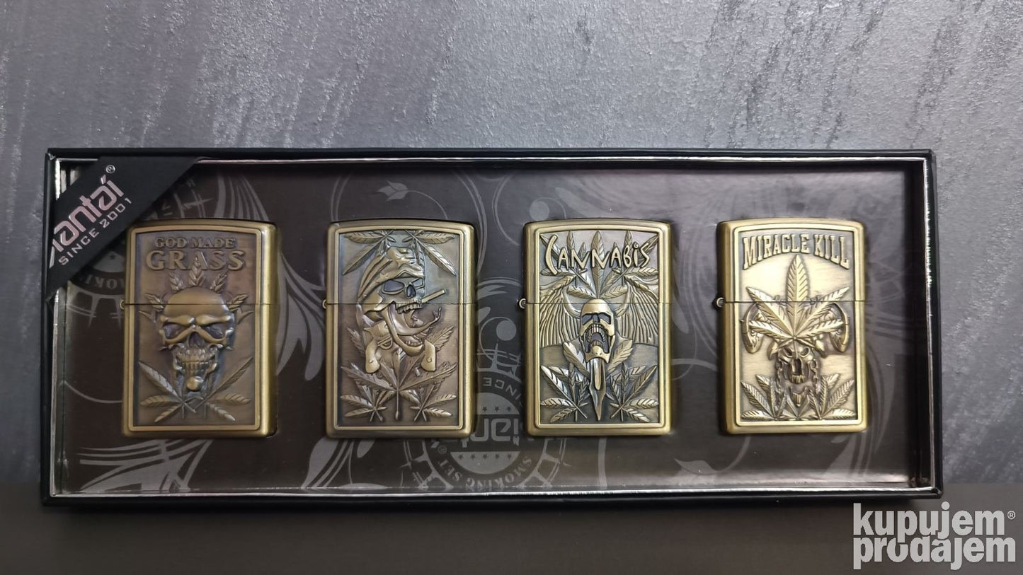 Zippo upaljace set 4 komada - Zippo upaljace set 4 komada