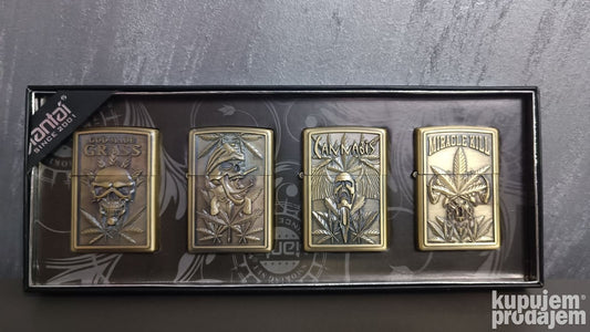 Zippo upaljace set 4 komada - Zippo upaljace set 4 komada