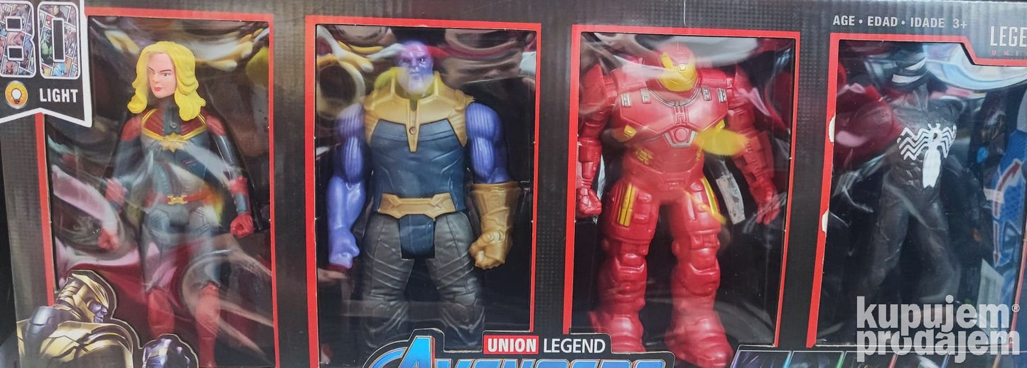 Avengers set 4 u 1 sa svetlosnim efektom