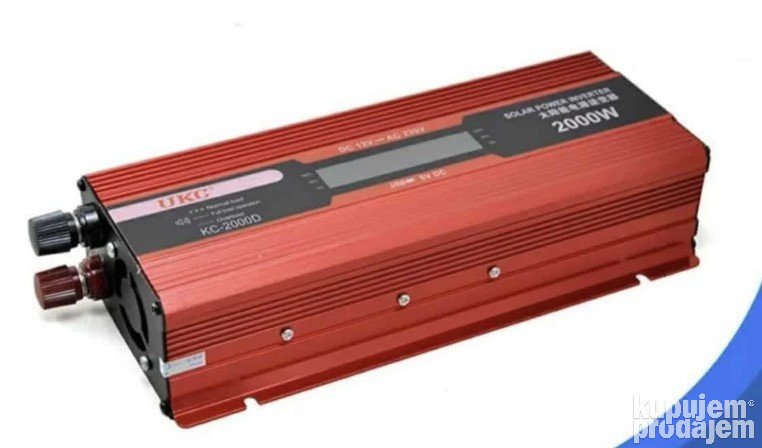 Inverter pretvarac struje napona 12v - 220v 2000W ispravljac