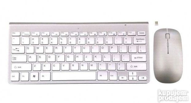 Bežična tastatura + Miš Weibo Silver - Bežična tastatura + Miš Weibo Silver