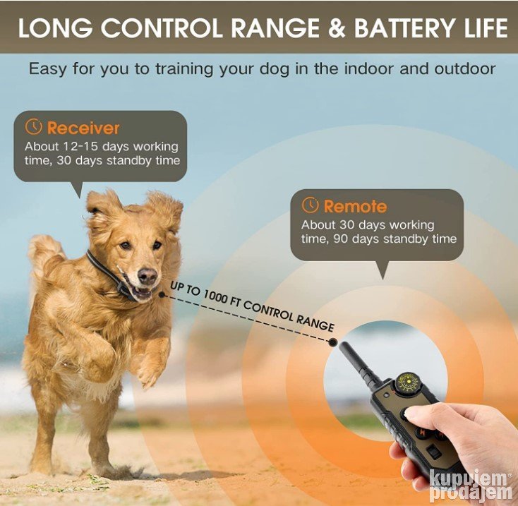 Dupla Teletakt elektricna ogrlica za pse P367 / dva psa 300m - Dupla Teletakt elektricna ogrlica za pse P367 / dva psa 300m