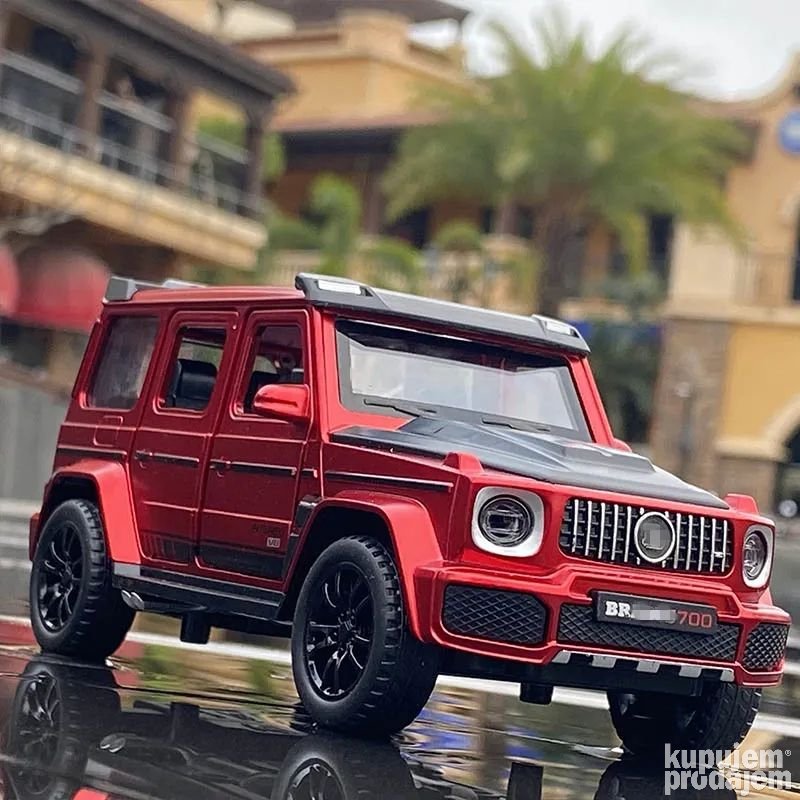 Mercedes Benz G700 Barabus Crveni 1/32