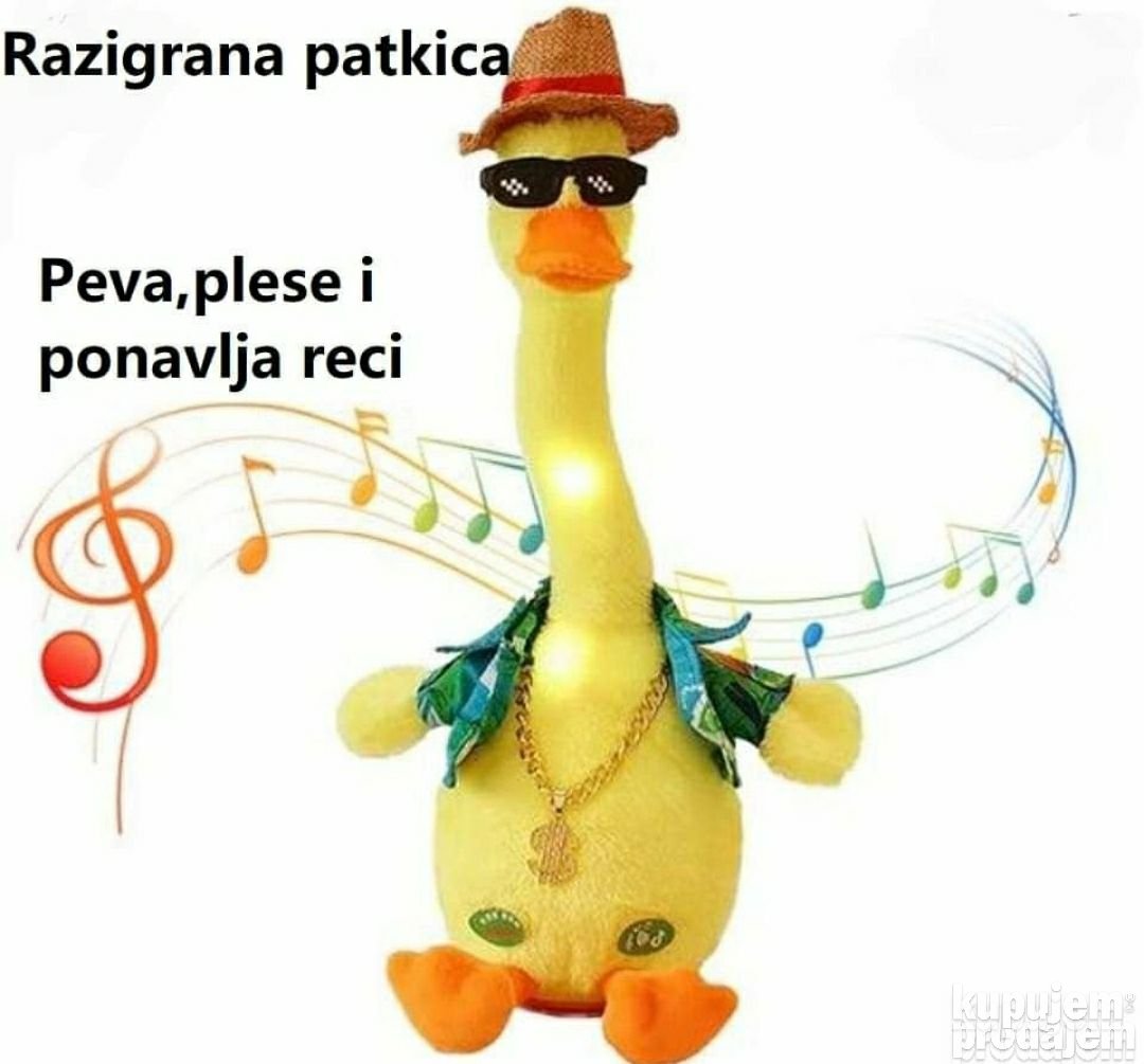 Vesela patkica/ igra, peva, ponavlja reči