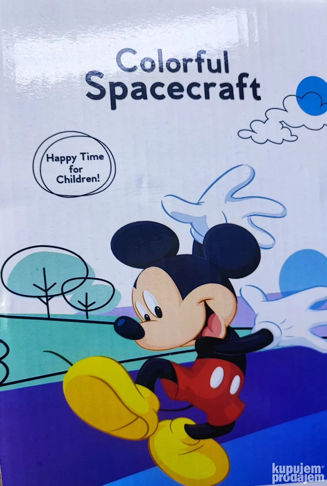 Mickey Mouse u sverlecem LED autu