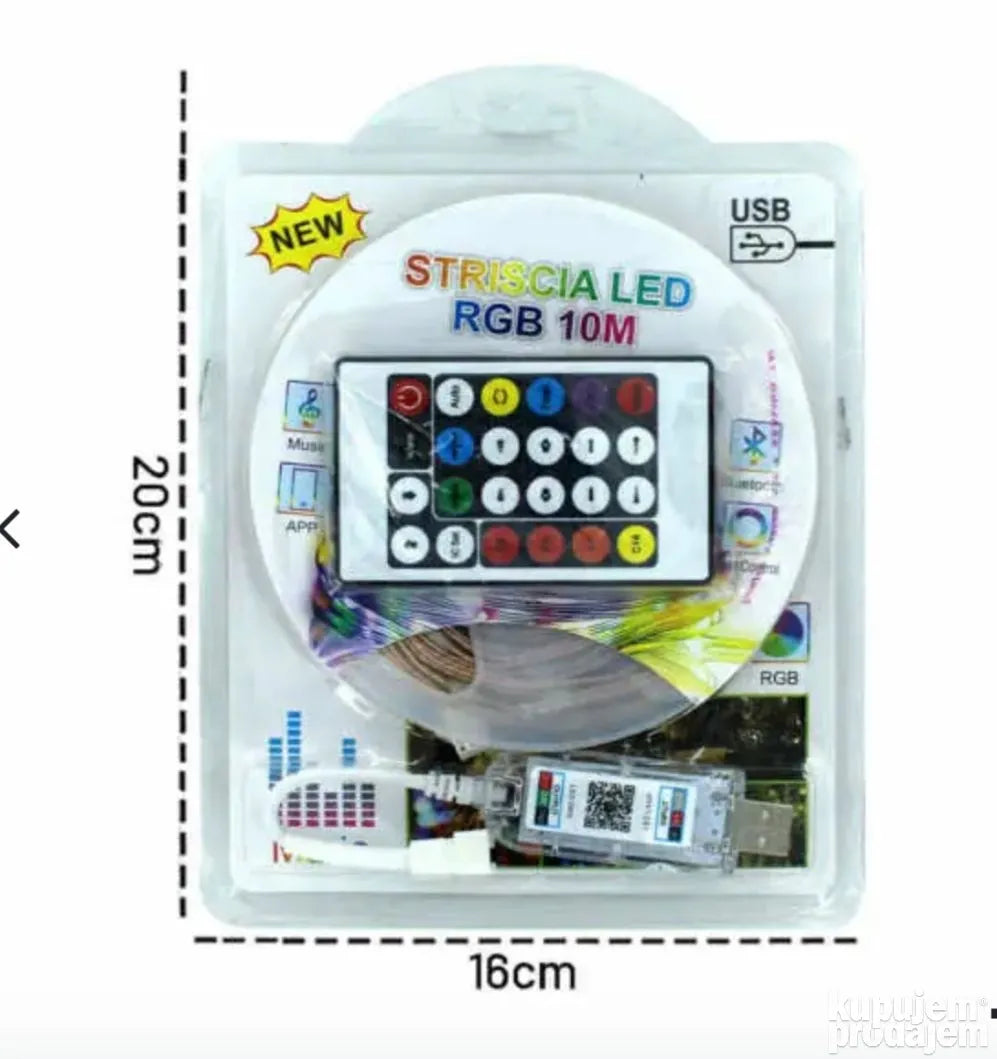 LED traka RGB USB 10m QW