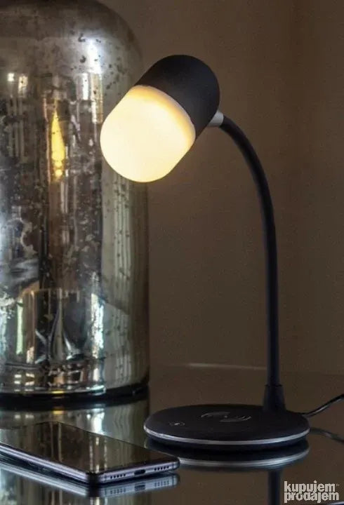 Pametna stona 3u1 LED lampa blutut zvucnik wireless punjac - Pametna stona 3u1 LED lampa blutut zvucnik wireless punjac
