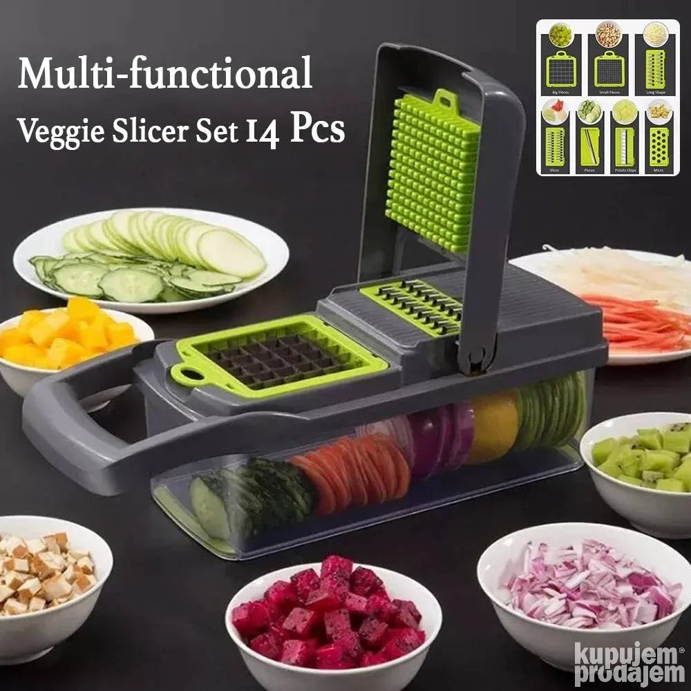 Rucni super secko za voce i povrce Veggie Slicer seckalica - Rucni super secko za voce i povrce Veggie Slicer seckalica