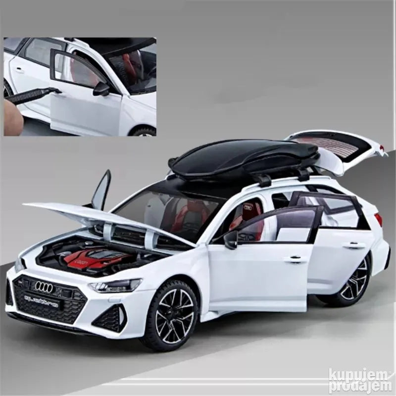 Audi RS6 1/24 Plavi - Audi RS6 1/24 Plavi