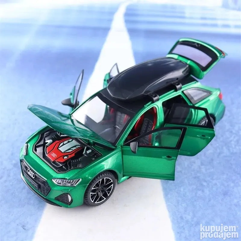 Audi RS6 1/24 Plavi