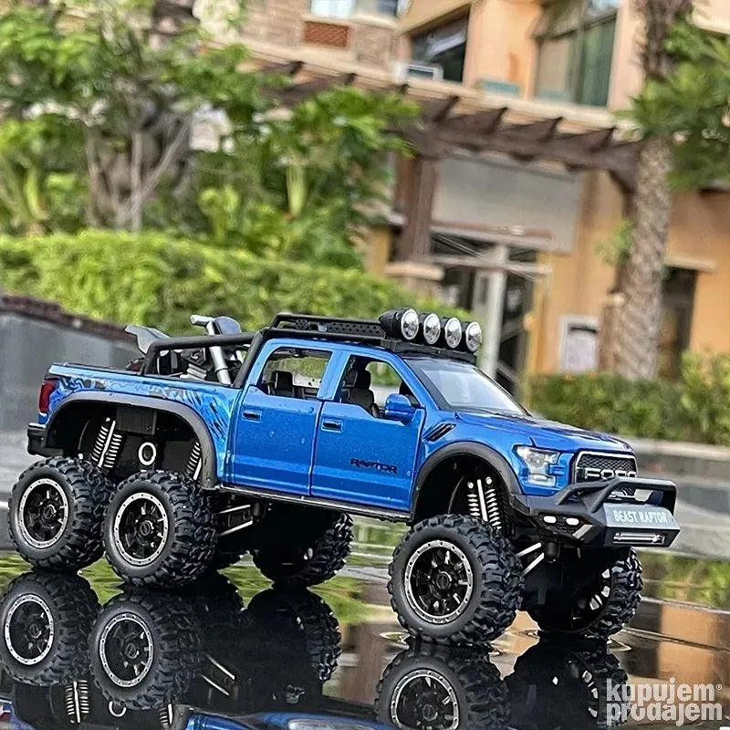 Ford raptor 6x6 beast plavi - Ford raptor 6x6 beast plavi