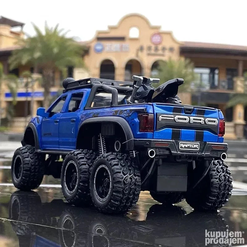 Ford raptor 6x6 beast plavi - Ford raptor 6x6 beast plavi