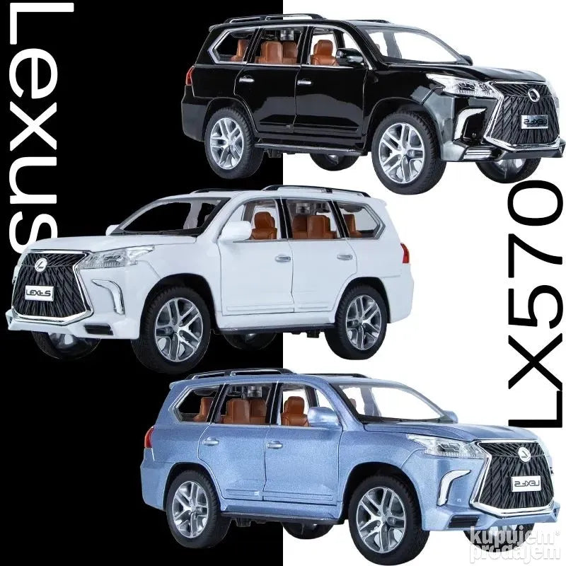 Lexus LX570 beli 1/24 - Lexus LX570 beli 1/24