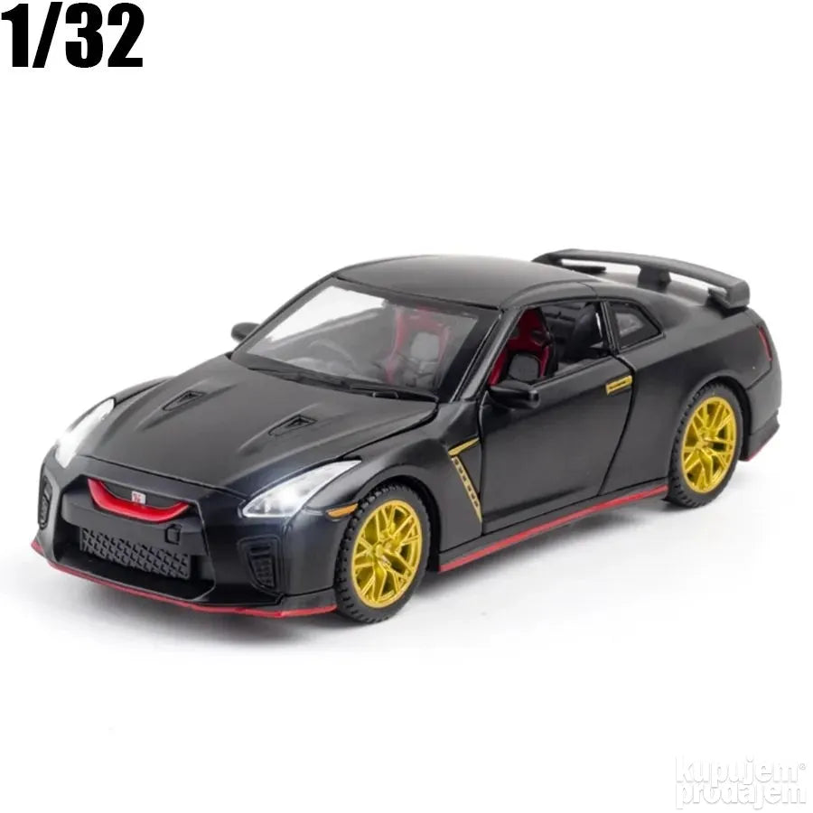 Metalni Nissan Skyline 1/32 Crni