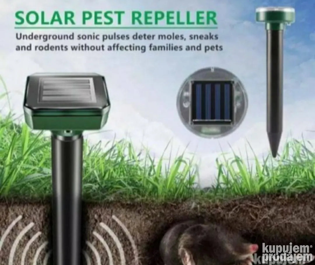 Rasterivač krtica i zmija- solarni