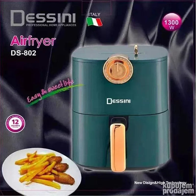 Električna friteza air fryer friteza Dessini DS-802 - Električna friteza air fryer friteza Dessini DS-802