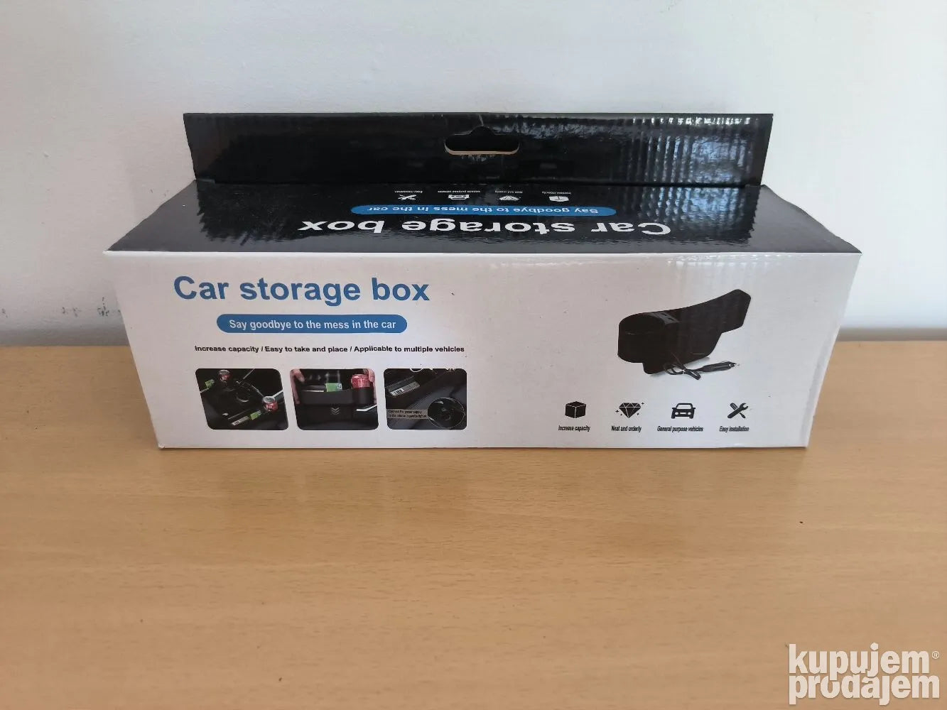 Organizer za auto,držač za čaše,punjač 2 USB