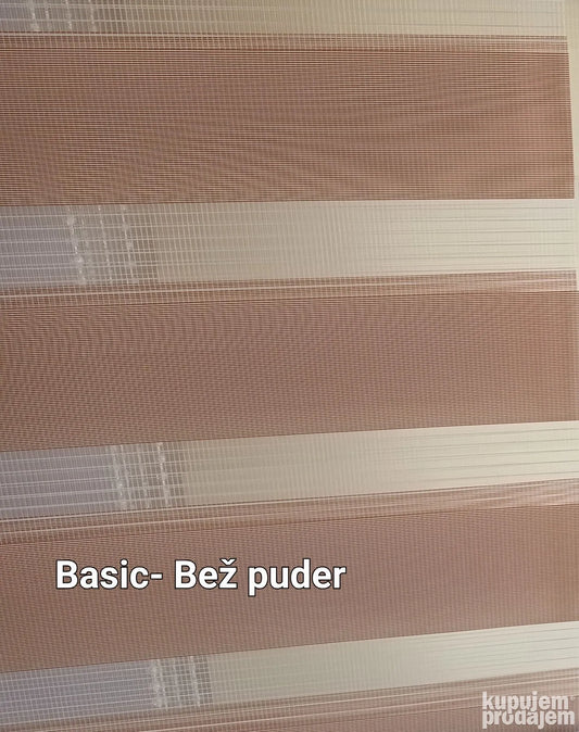 Zebra zavese BASIC Bež puder Dan Noc